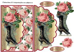 Floral Boot