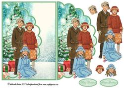 Vintage Kids at Christmas