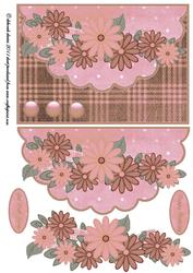 Peach and Coffee Florals