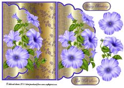 Pretty Petunia Envelope Card