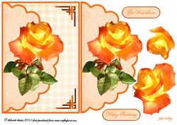 Orange Dream Envelope Card