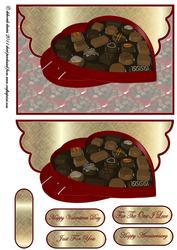 Chocci Heart Envelope Card