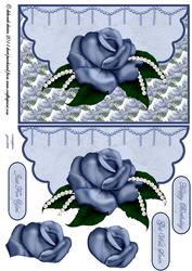 Pearly Blue Rose