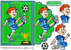 Footy Mad Envelope Card
