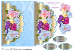 Multi Floral Envelope Card