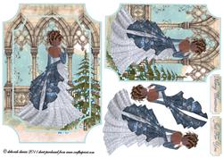 Christmas Vintage Lady