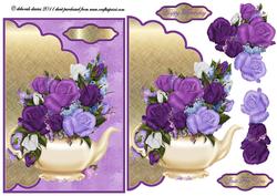 Lilac Rosie Teapot