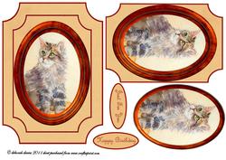 Framed Cute Kitten