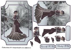 Vintage Winter Miss