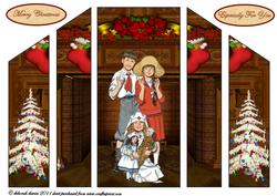 Christmas Portrait Theatre Fold Card