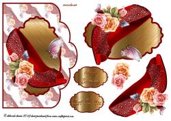 Red Hot Glitter Shoes