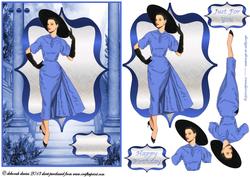 Blue Lady Cardfront