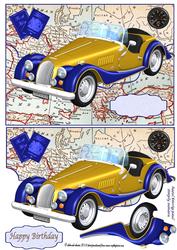 Colourful Vintage Car