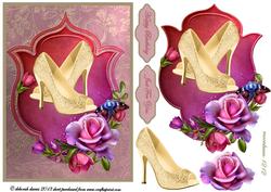 Cream Rosie Glitter Shoes