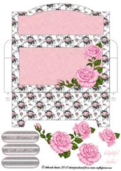 Pink Rose Money Wallet