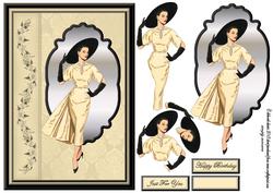 Lady in Taupe