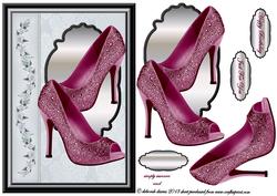 Purple Prom Shoes