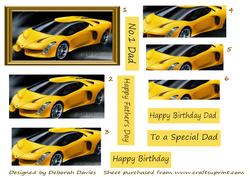 What Ever Man Wants - Yellow Sports Car