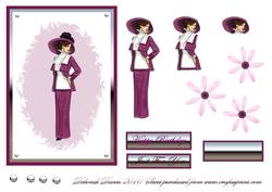 Plum Vintage Lady