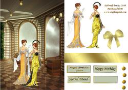 Vintage Ladies Gossiping