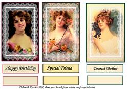 Elegant Vintage Ladies