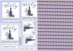 Holy Communion Blue