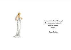 Vintage Lady Insert