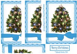 Blue Christmas Side Stacker