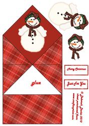 Plaid Christmas Diamond Top