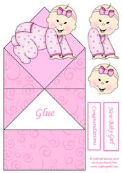 Pink Baby Diamond Top Card