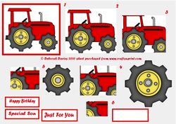 Big Red Tractor Pyramage