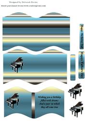Piano Book in Blue