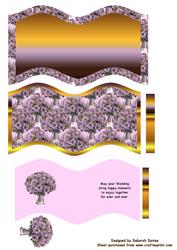 Wedding Book in Lilac
