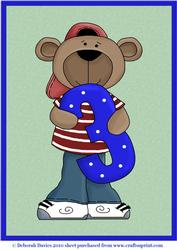 3 Blue Today Teddy