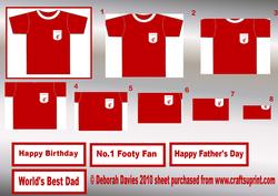 Retro Red Footy Pyramage