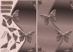 Metalic Butterflies in Coffee
