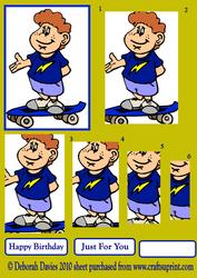 Boy Skateboarder