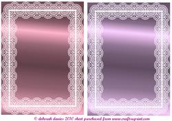 Metalic Pinks Toppers