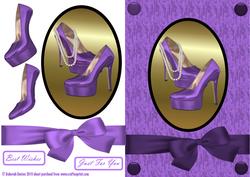 Two Tone Purple Shoes