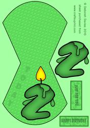 Green 2 Wobble Card
