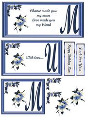 Blossoms for Mum in Blue