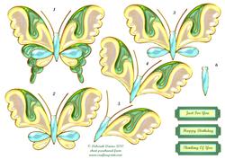 Beautiful Butterfly Decoupage