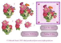 Flowers on Lace Step by Step