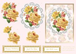 Golden Rose Step by Step