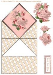 Floral Pinks Diamond Top