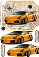 Orange Sports Car