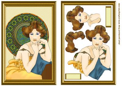 Art Nouveau Girl 2
