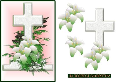 Lilies and Cross