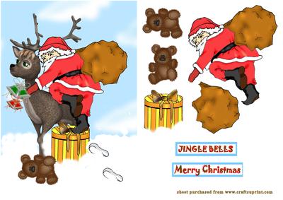 Santa and His Reindeer