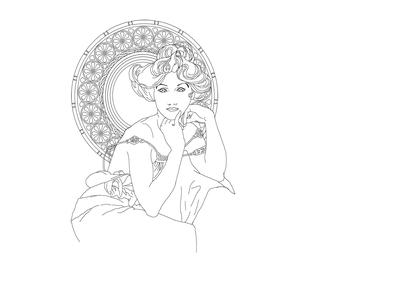 Art Nouveau Girl